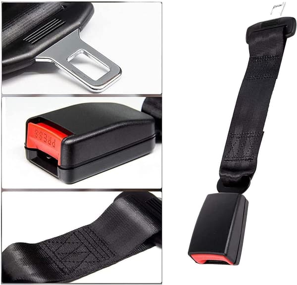Sittebelteforlenger/Sittebelteklips - Justerbar 26-80 cm (36 cm)