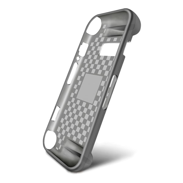 Transparent skyddande skal för Switch OLED handhållen konsol Fodral Transparent cover Silvergrå