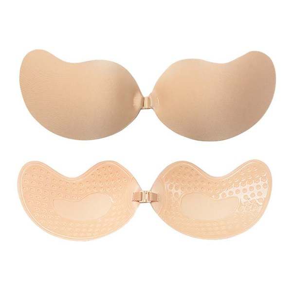 TG Mjuka Bekväma Självhäftande Push-Up BH (1-par) Beige B