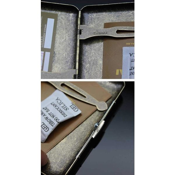 Blomma Menn Case Vintage Case 20 bærbare sigarer