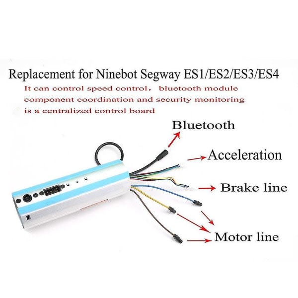 Ninebot Segway Es1/es2/es3/es4 Scooter aktiverad Bluetooth Dashboard Byte av kontrollkort