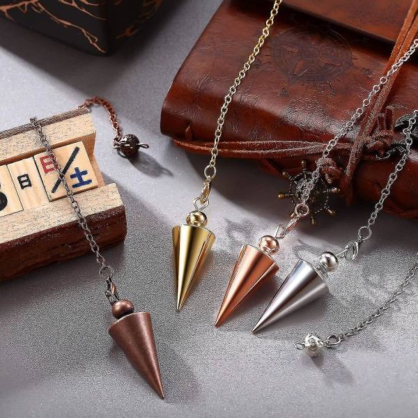 4 stk. Avtakbare metallchoker-halskjeder