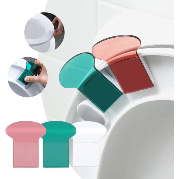 Toalettlocklyftgrepp - 3-pack - Lyftverktyg för toalettlock