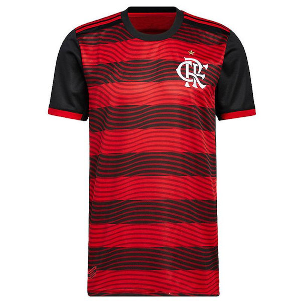 22-23 Brasilien Flamengo T-shirt fotbollströja Vuxna pojkar XXL röd 18 barn vit