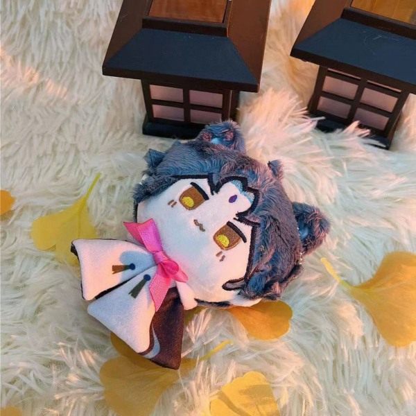 Plushleketøy Venti Zhongli Kazuha Xiao, Nøkkelring Anime Character Myk Fylt Gave til Spillefans (Xiao) - På Lager