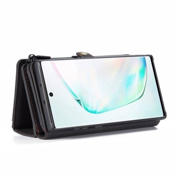 CaseMe Wallet Case Magnet Cover til Samsung Galaxy Note 10 Sort