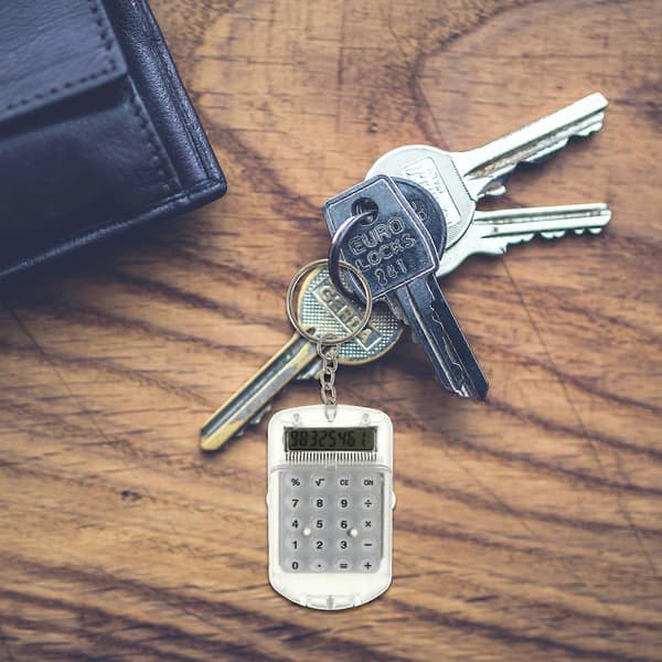 3 kpl Mini Elektroninen Laskin Avaimenperä Pieni Taskulaskin Avaimenperä