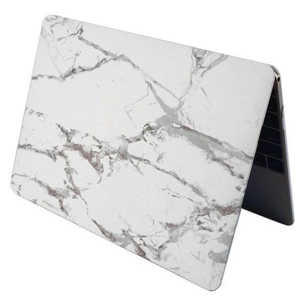 Kuori Macbook Air 13.3 tuumaa - A1369/A1466 Marmori Valkoinen & Harmaa