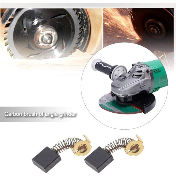 Kolborstar, par, 999044 Vinkelslipborstar 7x17mm Kompatibla med Hitachi G18SE2 G18SR G23SC2 G23SR G23SF
