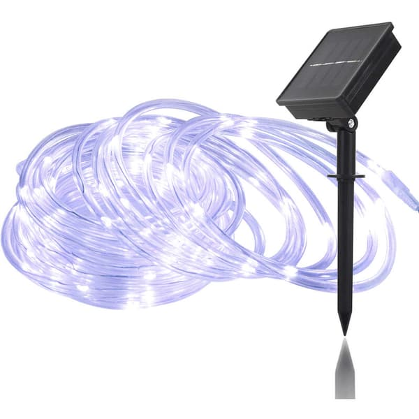 LED-slinga Solcellsdriven Utomhus, Vattentät 100LED 8 Lägen_yux