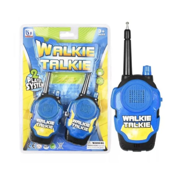 2-pack Walkie-talkies för barn, blå