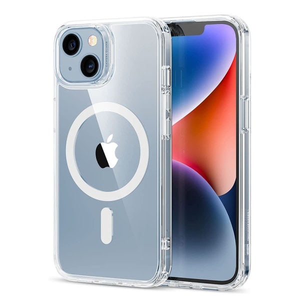 TG iPhone 14 - Stødabsorberende Fleksibelt FLOVEME Cover Gennemsigtigt