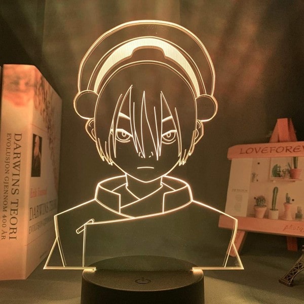 3D-lamppu Avatar: The Last Airbender Toph Beifong kodin sisustukseen