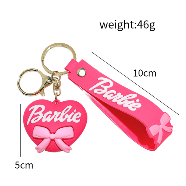 Barbie avaimenperä piirretty laukku riipus koriste avaimenperä koriste C