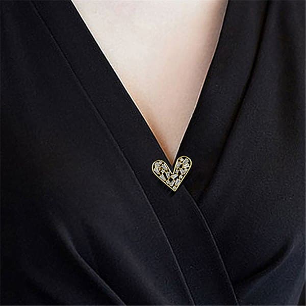 Halkfritt kärleksspänne kläder accessoarer temperament brosch-yux