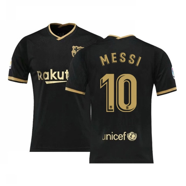 Fotbollssats Fotbollströja Träningsset 21/22 Messi Barcelona Nr. 10 Storlek 26 XXL