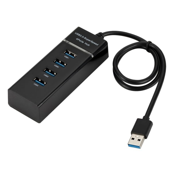 4-ports USB 3.0-hubb Data Hub USB-utbyggnad