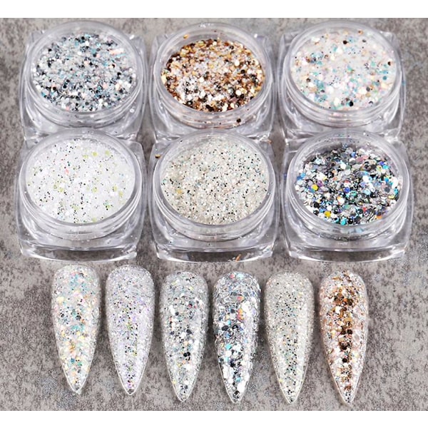 st nagelglitter glitter, Nageldekorationer