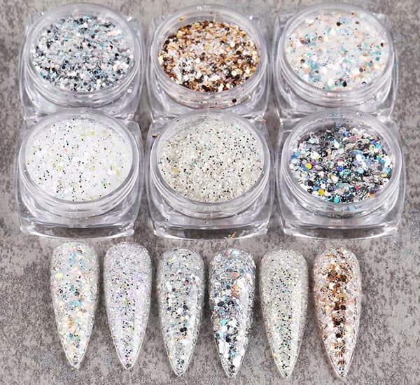 stk negleglitter glitter, Negledekorationer