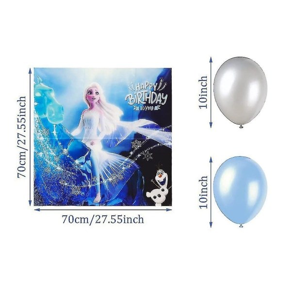 CNE Frozen Elsa Anna Temaaffisch Ballonggirland Bue