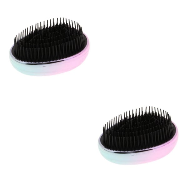 TG 1/2/3/5 Bärbar Fickkam för att reda ut Hår för Kvinnor Flerfärgad 9 x 4,5cm 2-pack