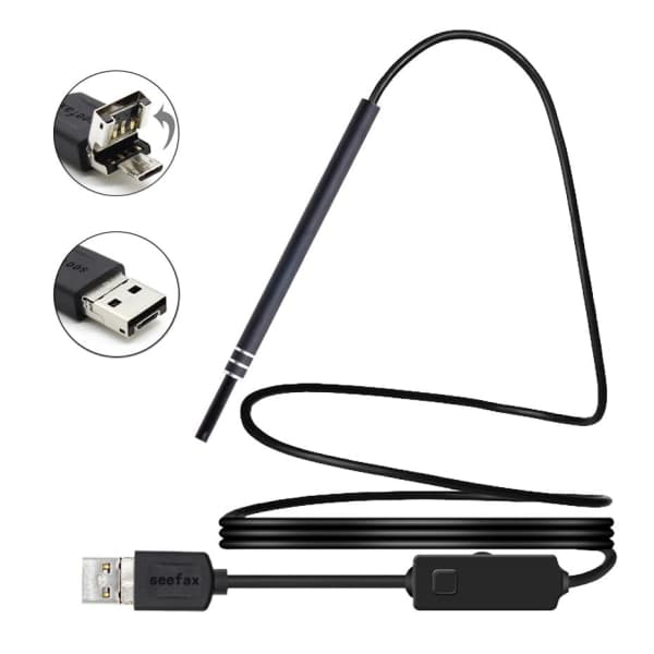 TG USB-endoskooppi Musta