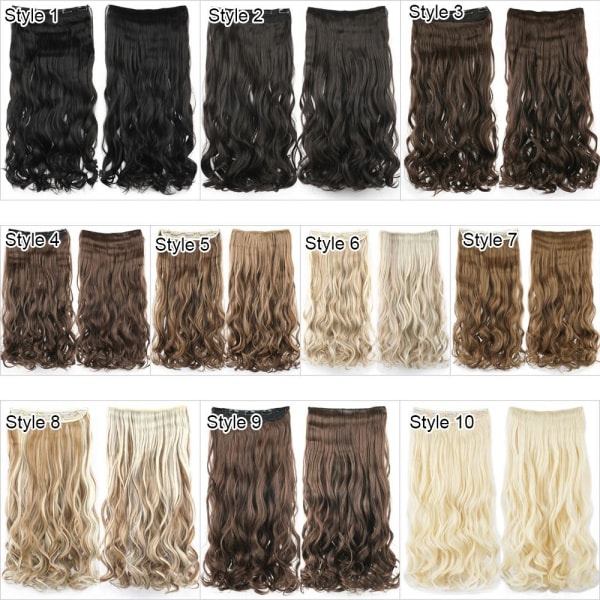 TG Curly Clip-in Hiustenpidennys, Naisten Hiustenpidennys, STYLE 2 STYLE 2 Style 2