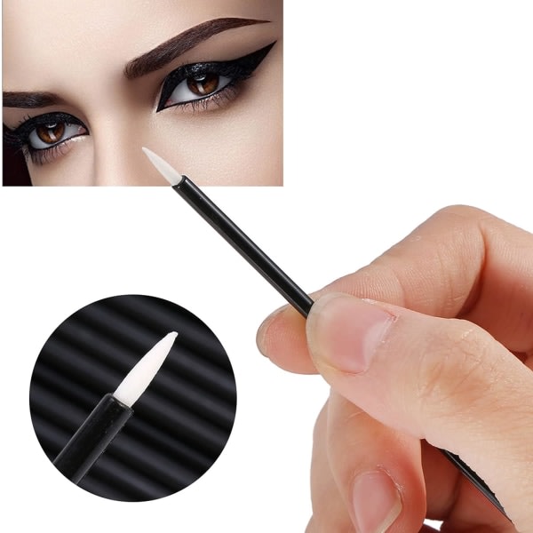 Galaxy 150 stykker engangs eyelinerborste Ögonskuggsapplikator kosmetisk værktøj