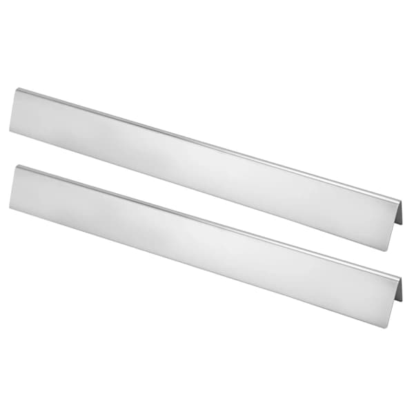 2-pak grillvarmepladeudskiftning i rustfrit stål varmeskjold til Weber Genesis Silver B/C Spirit E 310 E 320 Silver 22,4 tommer
