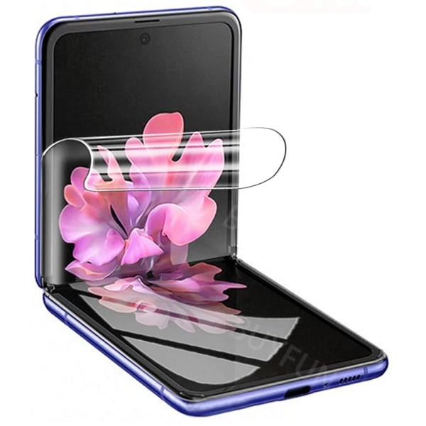 3-PACK Galaxy Z Flip - Hydrogel-Skärmskydd (Fram & Bak) läpinäkyvä