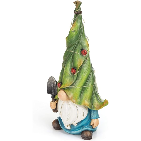 Galaxy Hagefigur Gnome Solcelled LED Utendørs Dekorativ Lysprydnad
