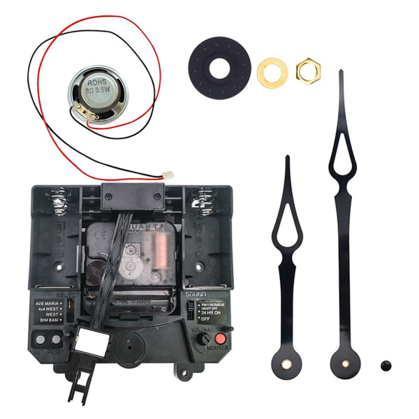 Sweep Swing Trigger Rörelse Musik Klocka Låda Horn Klocka Tillbehör Kvarts Kit null - 6