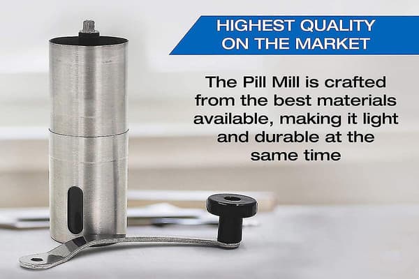 Pill Crusher - Crushes Multiple Tablets into a Fine Powder - Metal Medicine Grinder Yl
