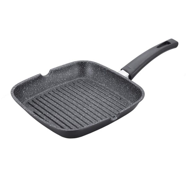 TG Grillpande, Marmorbelægning - 24 cm Sort