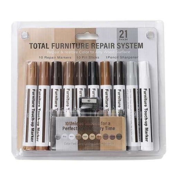 Möbelreparationsset - 21-pack multicolor