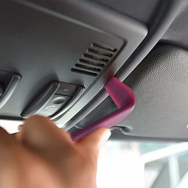 Car Stereo Removal Tool, Plastic Door Panel Tool, Pry Tool, Screwdriver, Four-Piece Set, Plastic Buckle, Screwdriver 6 inch_yux