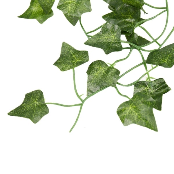 2 meter långa konstgjorda växter Grön murgröna blad dekoration, rankande sektioner