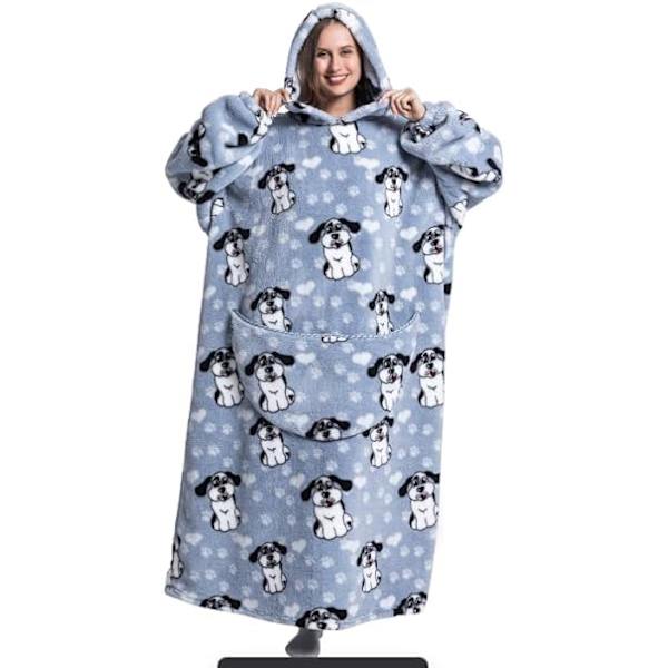 Hupullinen peitto, ylisuuri hupullinen, yksi koko, lämmin, pehmeä ja mukava hupunen, aikuisille
