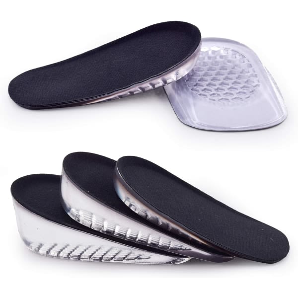 TG 1 par Height Increaser Heel Insoles, Invisible Shoe Lifter In