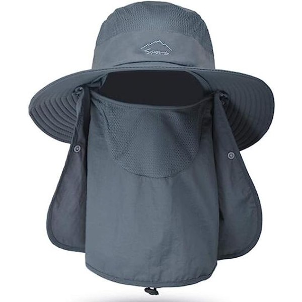 Bucket-hatt för män och kvinnor, utomhus UV-solskydd, kasvatettu brätte