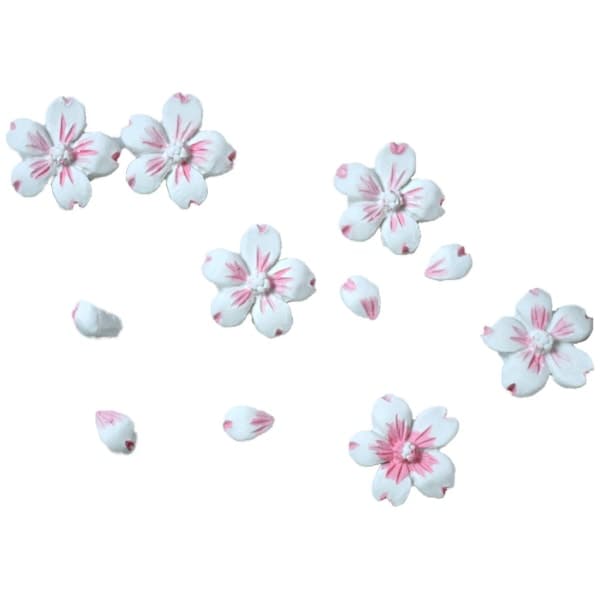 Blomma Form Silikonforme til Kagedekoration Kirsebærblomst Form Mini Blomsterblade-forme