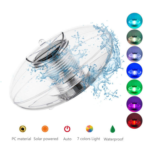 Flytande poollampa Vattenflytande lampor Solcellsdriven flytande boll