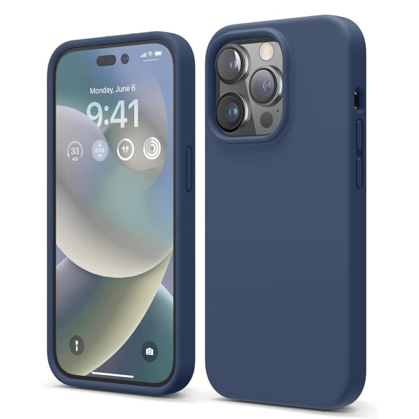 TG iPhone 14 Pro - Beskyttende Skal i Klassisk Design Sort