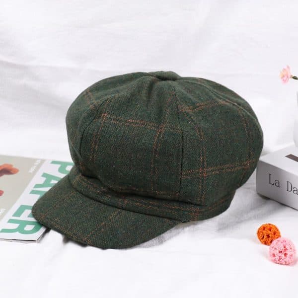 Åttekantede hatter Malermykker Newsboy Caps Dame Bereter KAMEL 1 kamel 1 kamel 1 camel 1