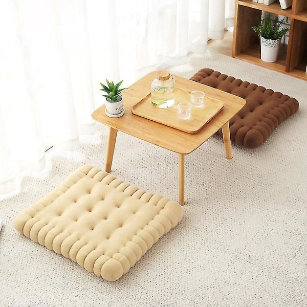 Kreativ kexformad kudde mångsidigt mjuk och bekväm stolsdyna för vardagsrummet i hemmet
