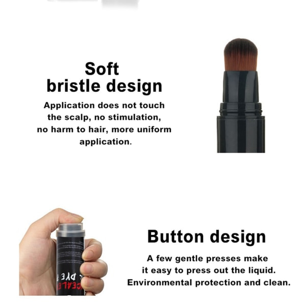 TG Tillfällig Hårfärgningspenna Snabb Styling Bärbar Hårfärgsticka för Kvinnor Män 20ML