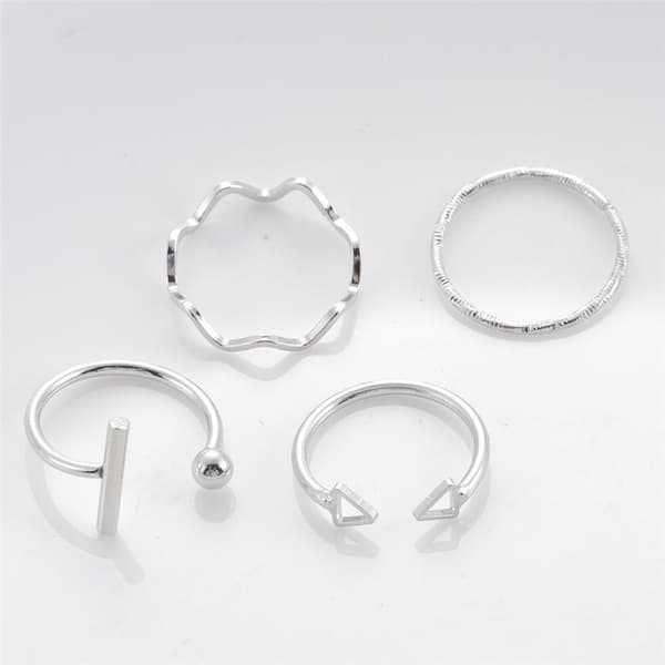 Moteriktig dame ring åpen ring LED ring lillefinger ring sett Amazon ABL464
