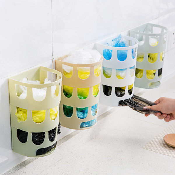 Plastposeholder, søppelposeholder, oppbevaringsboks, baderomsoppbevaring