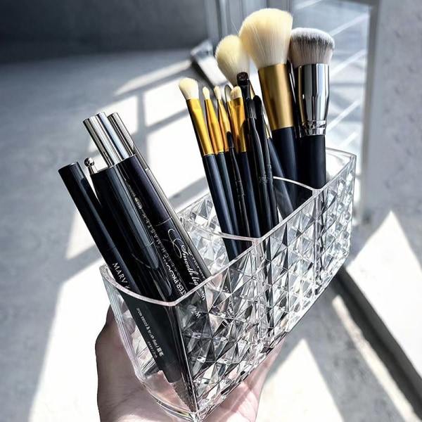Transparent etui til makeup-øjenblyantpenne og blush - A