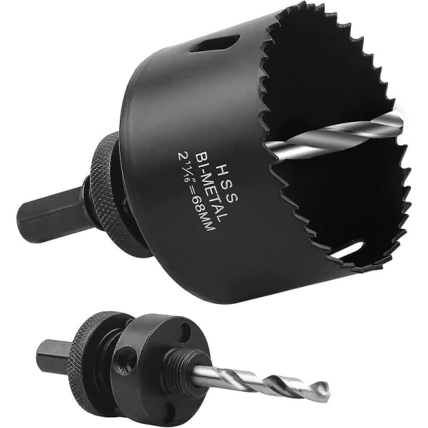 68 mm bimetalliholkkosaha, kuusiokololla, poraukseen